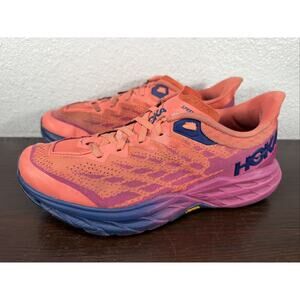 Hoka One One Speedgoat 5 Women Sz US 9.5 B 1123158-FFCM Trail Running Shoes